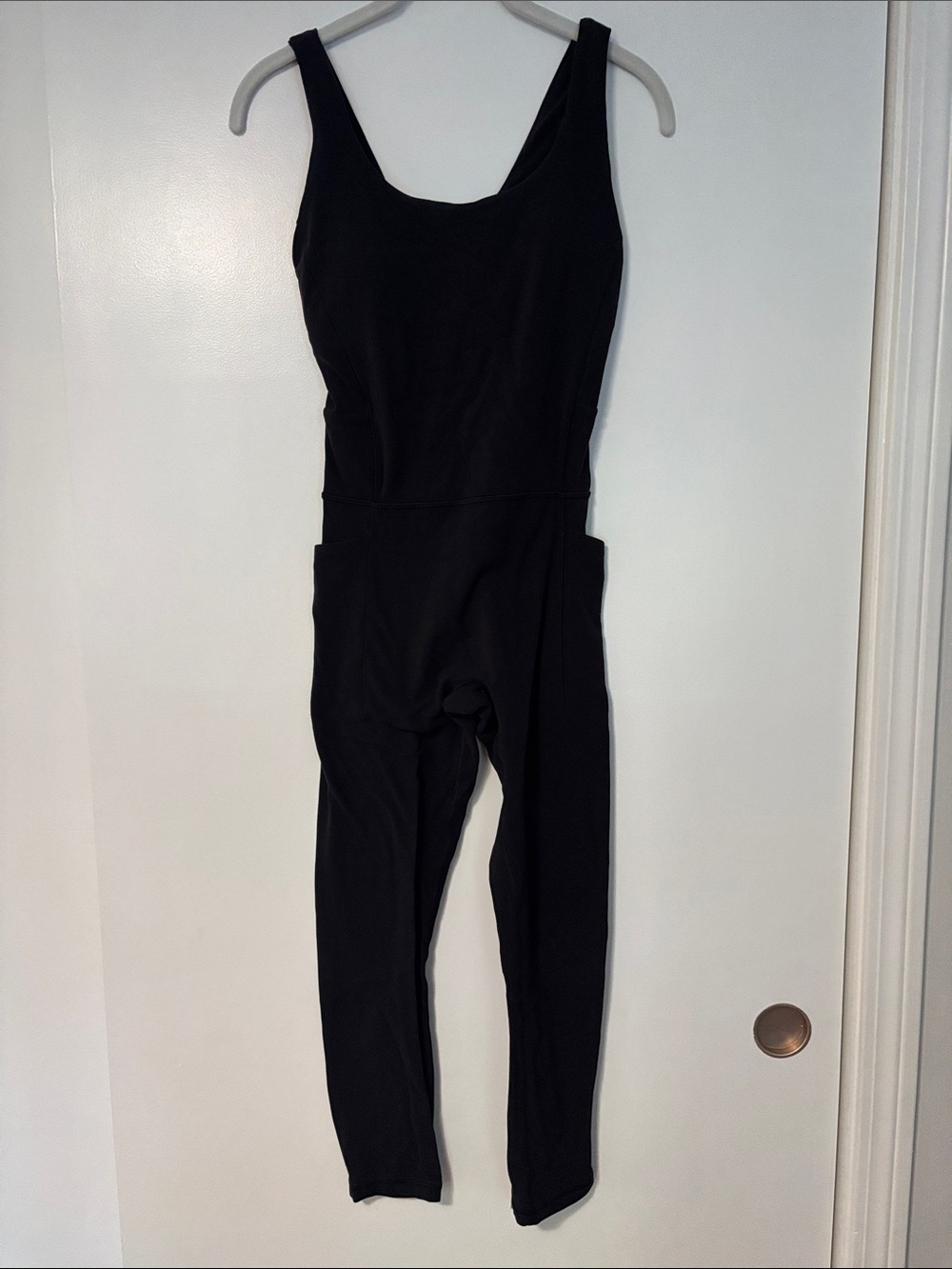 Athleta black yoga bodysuit